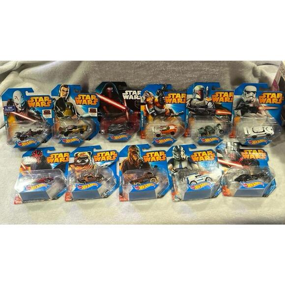 Star Wars Hot Wheels (bundle of 11)